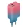 Setty 2x USB 18W LSIG-AA-20 pink-türkizkék gradiens hálózati töltő adapter