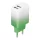 Setty töltő 2x USB 18W LSIG-AA-20 menta-fehér átmenet