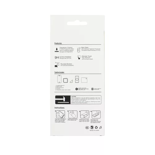 Edzett üveg 2,5D iPhone 16 Plus 6,7" 10in1 üvegfólia