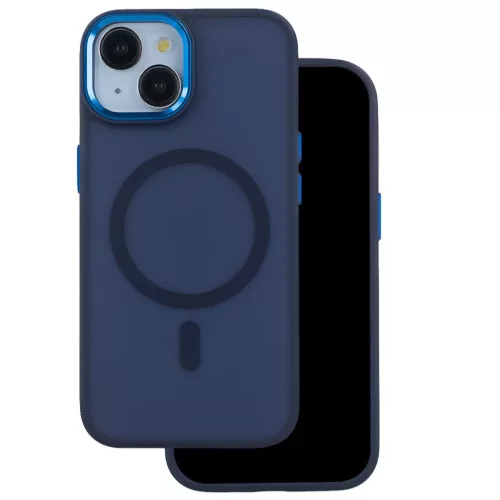 Navy blue Frozen Mag tok iPhone 16 Pro 6,3"-hoz