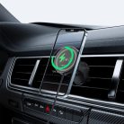 Forever autós tartó légbefúvó nyílásra MACH-300 mágneses vezetéknélküli töltéssel fekete Qi2 15W