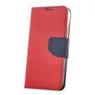 Fancy fliptok iPhone 16 Pro 6,3" piros-kék tok