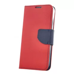 Fancy fliptok iPhone 16 Pro 6,3" piros-kék tok