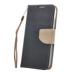 Fancy fliptok iPhone 16 Pro 6,3" fekete-arany tok