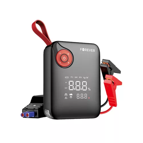 Forever jump starter 4in1 JS-400 7200mAh fekete-piros