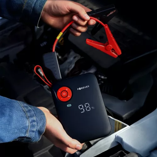Forever jump starter 4in1 JS-400 7200mAh fekete-piros