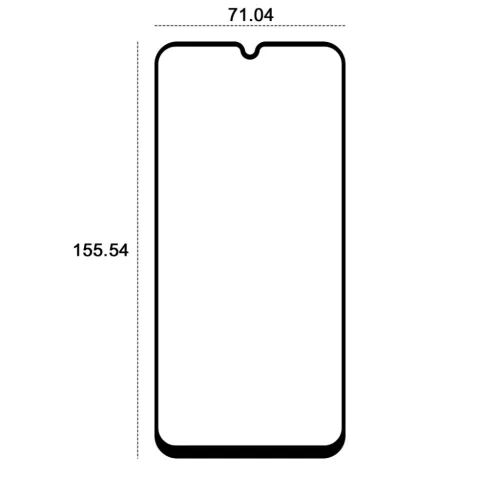 Etteri edzett üveg 9D Samsung Galaxy A25 5G (globális) üvegfólia