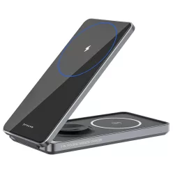  Proove vezeték nélküli töltő Metal Edge 3 az 1-ben szürke töltőállomás