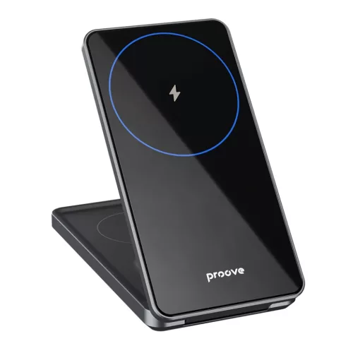Proove vezeték nélküli töltő Metal Edge 3 az 1-ben szürke töltőállomás