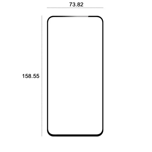 Etteri edzett üveg 9D üvegfólia Samsung Galaxy A56 5G-hez