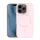 Szilikon Vékony Mag tok iPhone 16 Pro 6,3"-hoz világos rózsaszín