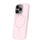 Szilikon Vékony Mag tok iPhone 16 Pro 6,3"-hoz világos rózsaszín