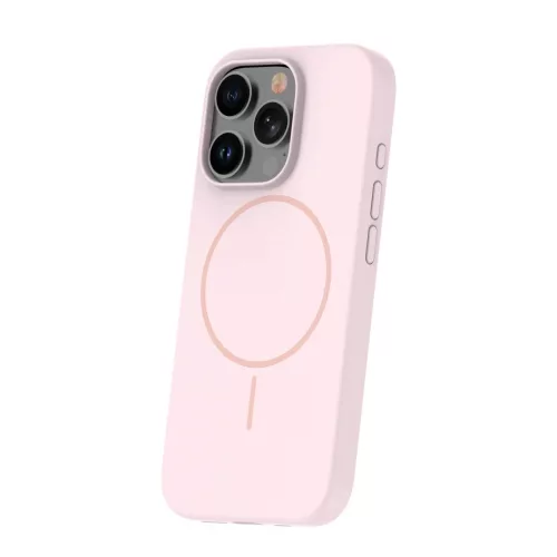 Szilikon Vékony Mag tok iPhone 16 Pro 6,3"-hoz világos rózsaszín