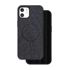 Csillogó Vékony Mágneses tok iPhone 11-hez fekete