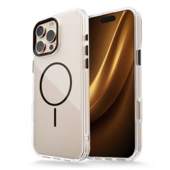 Átlátszó vékony Mag tok iPhone 14 6,1" fekete tok