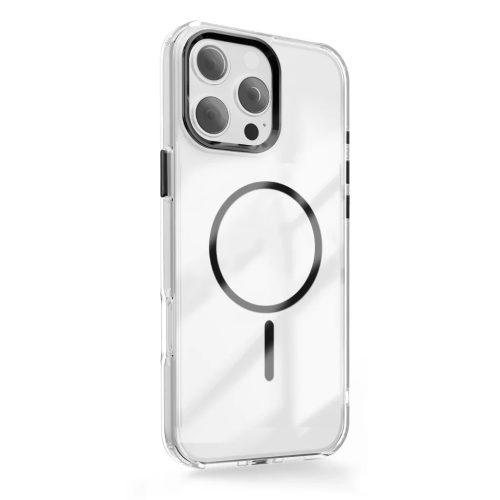 Átlátszó vékony Mag tok iPhone 14 6,1" fekete tok