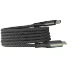 USB-C / USB-C Audi 2.0 Kábel 20V 3A 60W - Fekete
