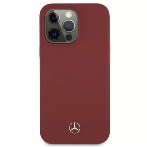 Mercedes MEHCP13XSILRE iPhone 13 Pro Max 6,7" piros hardcase Silicone Line tok