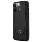 Mercedes MEHCP15XARMBK iPhone 15 Pro Max 6.7" fekete/fekete keménytok bőr Urban tok
