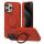 iPhone 15 Pro Max Mercury MagSafe Stand Szilikon tok piros