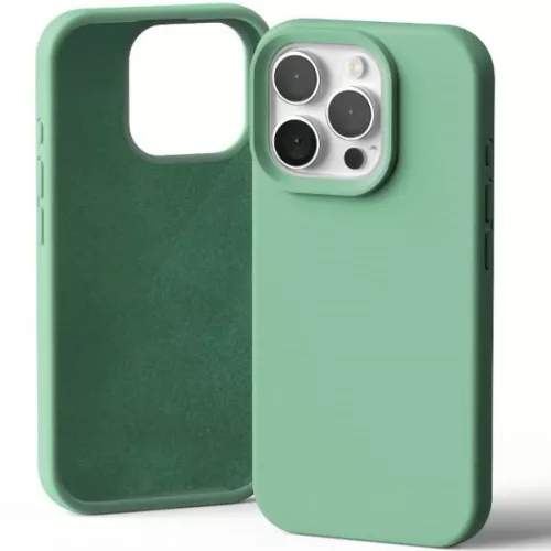 iPhone 16 Pro Mercury Silicone tok zöld