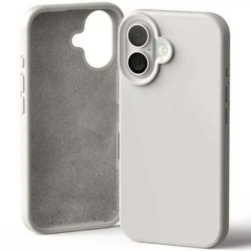 iPhone 16 6,1" Mercury Silicone tok kőszínű