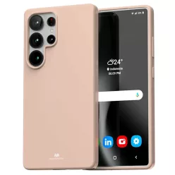 Samsung Galaxy S25 Ultra Mercury Soft pink homok tok