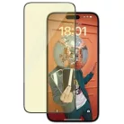 PanzerGlass Ultra-Wide Fit Edzett Üvegfólia csillogás- és kékfényszűrővel, pozicionálóval iPhone 15 Plus-hoz