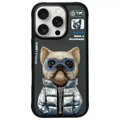 Nimmy Cool&Cute 2.0 Kutyás tok iPhone 16 Pro - Fekete