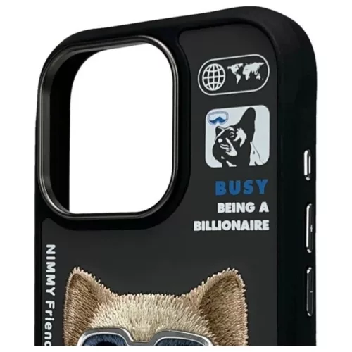 Nimmy Cool&Cute 2.0 Kutyás tok iPhone 16 Pro - Fekete