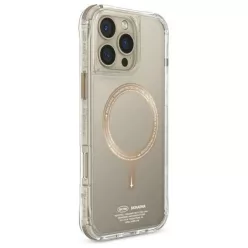   Skinarma Saido iPhone 16 Pro 6.3" mágneses töltést támogató tok pezsgő