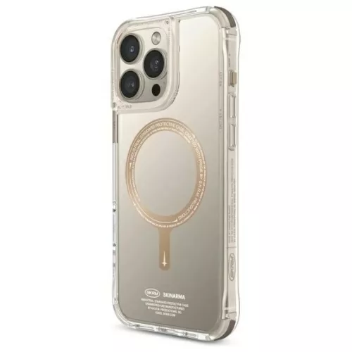 Skinarma Saido iPhone 16 Pro 6.3" mágneses töltést támogató tok pezsgő