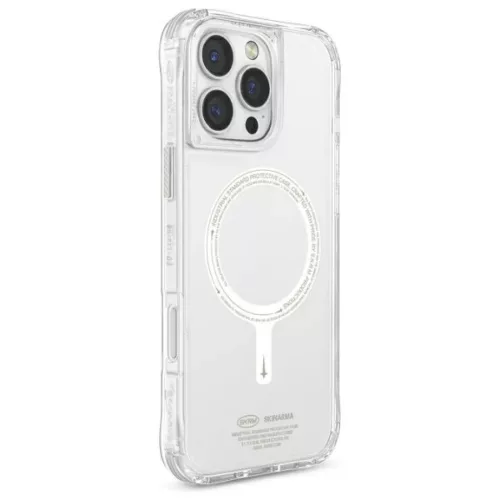 Skinarma Saido iPhone 16 Pro 6.3" mágnesesen tölthető zöld (sötétben világító) tok