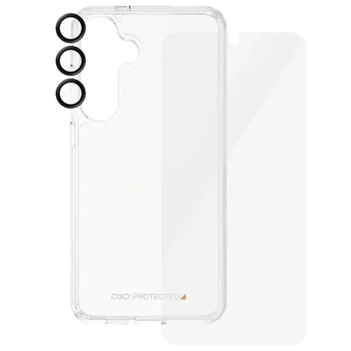 PanzerGlass Bundle 3in1 szett átlátszó tok + üvegfólia + kamera lencsevédő Samsung Galaxy S24+-hoz