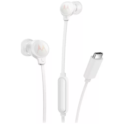 Motorola fehér Earbuds 3C-S USB-C fülhallgató