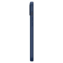   iPhone 14 Plus Spigen Silicone Fit MagSafe kompatibilis tok tengerészkék
