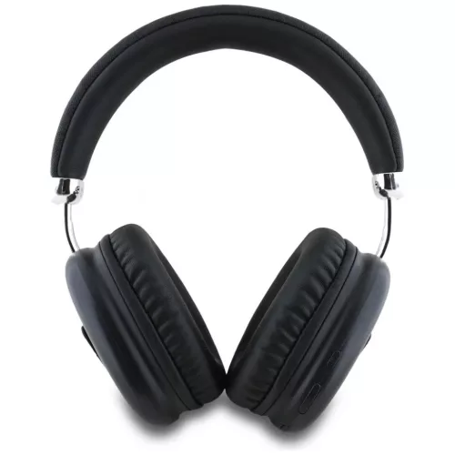 Guess Bluetooth 5.3 Metallic Triangle Logo fekete fejhallgató
