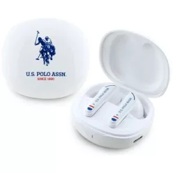 TWS US Polo DH Logo Bluetooth Fülhallgató - Fehér