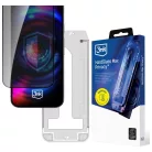 Apple iPhone 17 Air edzett üveg 3MK HardGlass Max Privacy applikátorral üvegfólia