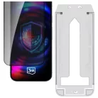 Apple iPhone 17 Air edzett üveg 3MK HardGlass Max Privacy applikátorral üvegfólia