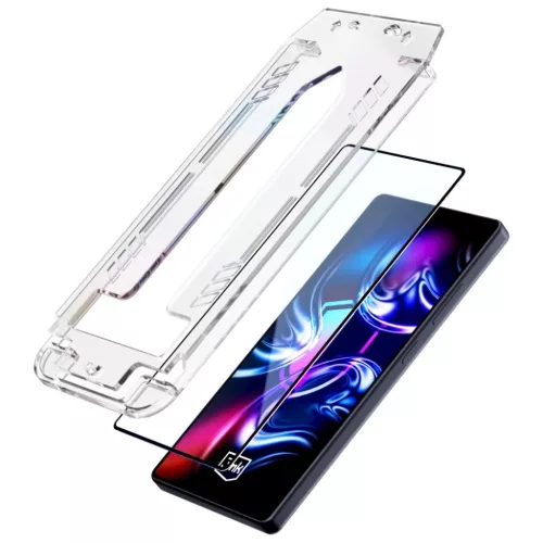 Apple iPhone 17 Air edzett üveg 3MK HardGlass Max applikátorral üvegfólia