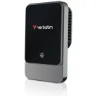 Vezeték nélküli töltős autós telefontartó Verbatim n Drive 15W RGB CND-03 fekete ezüst