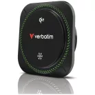 Verbatim n Drive Qi2 15W RGB CND-01 fekete autós telefontartó vezeték nélküli töltéssel