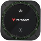 Verbatim n Drive Qi2 15W RGB CND-01 fekete autós telefontartó vezeték nélküli töltéssel