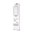 USAMS U-alakú USB-C kábel 2A 1m fehér