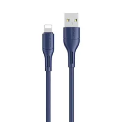  USAMS U68 Lightning kábel 2A gyorstöltéssel 1m kék (US-SJ500)
