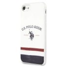 U.S. POLO ASSN. Tricolor Pattern Collection USHCI8PCSTRB tok iPhone 7/8/SE 2020 fehér