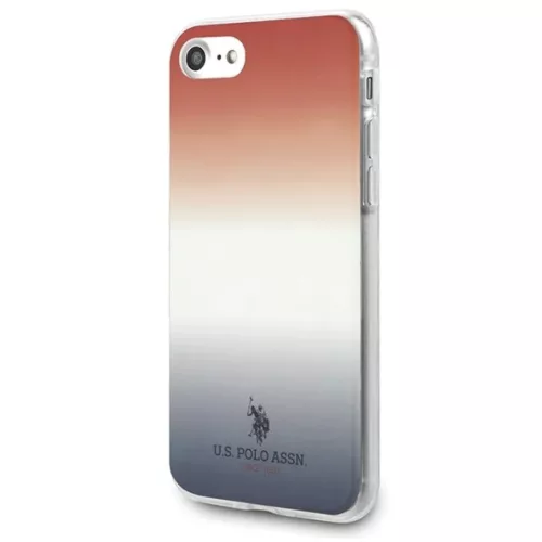 iPhone 7/8/SE 2020/SE 2022 U.S. POLO ASSN. Gradient Collection USHCI8TRDGRB tok kék/piros
