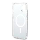 iPhone 14 Guess BUGUHMP14SHMEACSK Marble MagSafe kompatibilis hátlap + vezeték nélküli töltő fekete