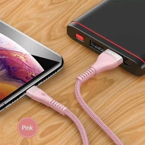 USAMS U55 USB-C kábel 2A 1m fekete (US-SJ449)